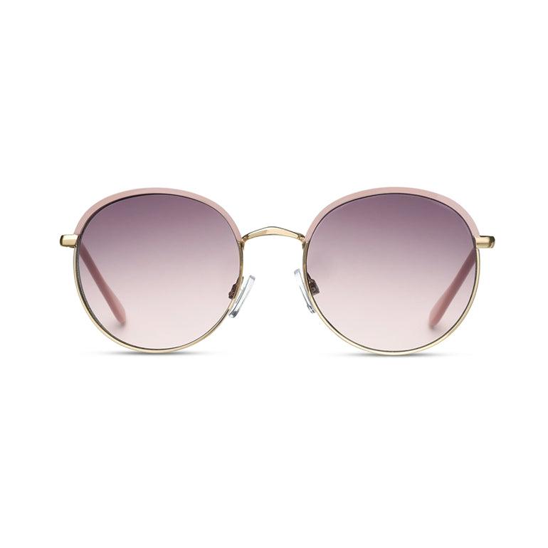 TWELVE Medium Round Classic Frame Non-Polarized Sunglasses for Women and  Men Vintage Style 100% UV Protection Lens - Almond