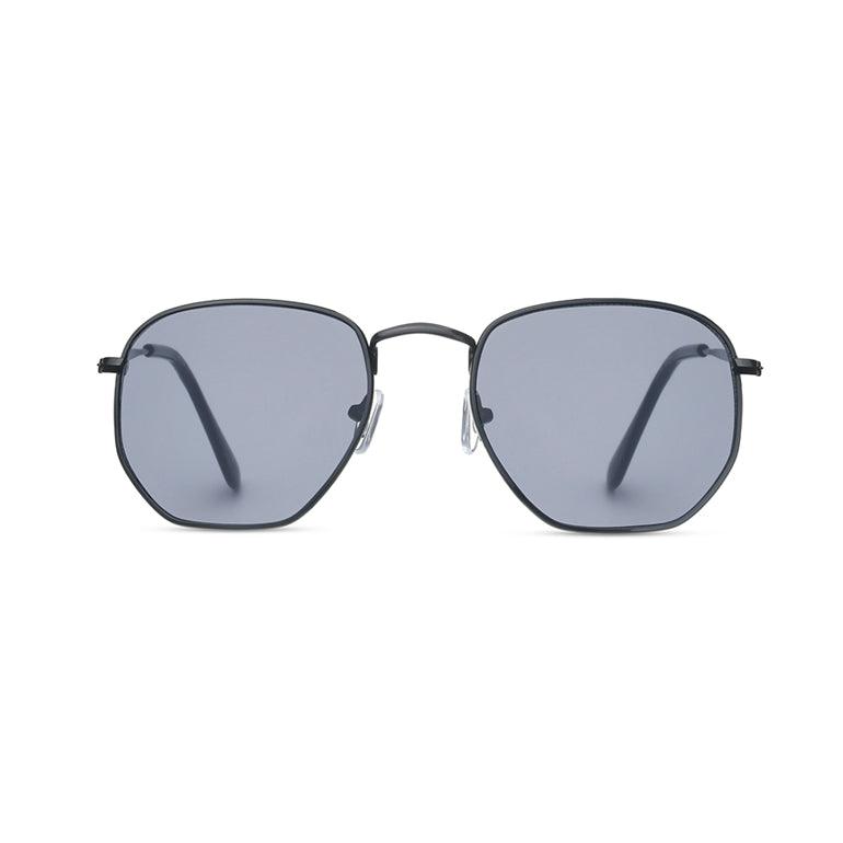 Twelve Medium Oval Classic Frame Non-Polarized Sunglasses for Women and Men Vintage Style 100% UV Protection Lens - Black by Twelve